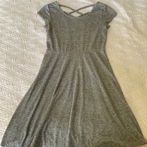 Gray cotton sundress
